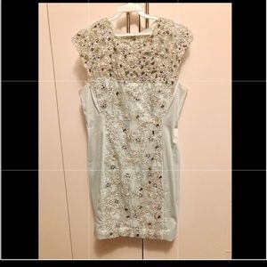 French connection baby blue dress